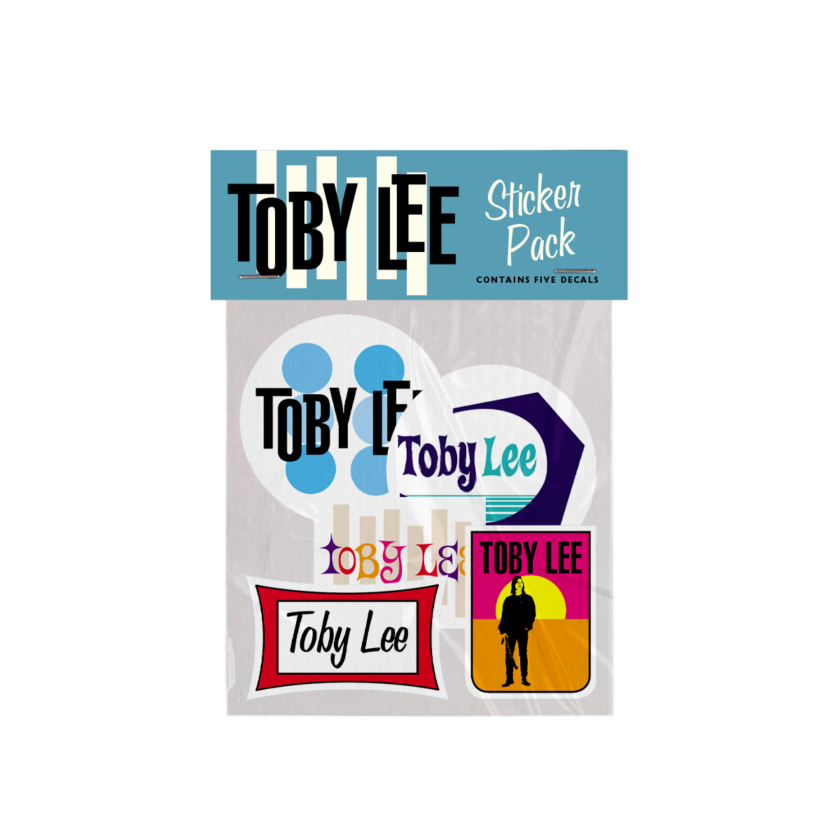 Toby Lee Logos - Sticker Pack